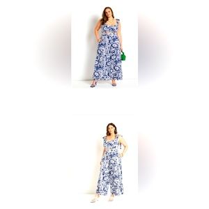 Two piece summer set with straps! Make the summer count!